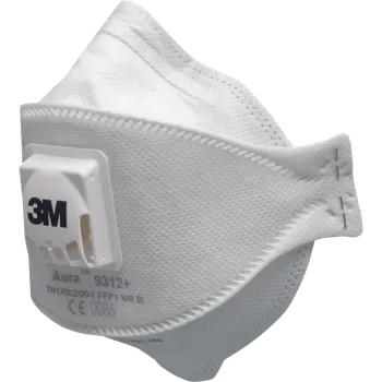 respirátor 3M Respirátor 3M 9312+ Aura, FFP1, skládaný, s ventilkem 0701000999999