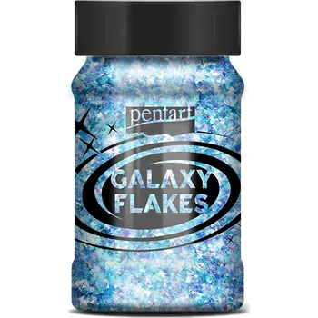 Speciální výtvarná barva Pentart Galaxy Flakes 15 g Barvy Pentart: Uranus blue