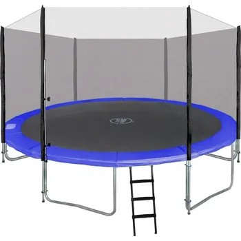Trampolína Mamido Trampolína s ochrannou sítí a žebříkem 366 cm modrá