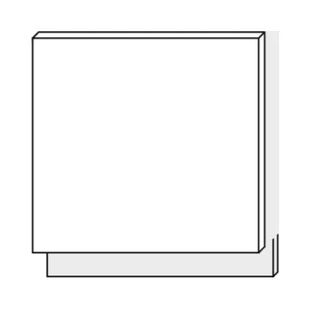 Kuchyňská linka ArtExt Dvířka na myčku ZM 57/60 Rimini Barva korpusu: Grey