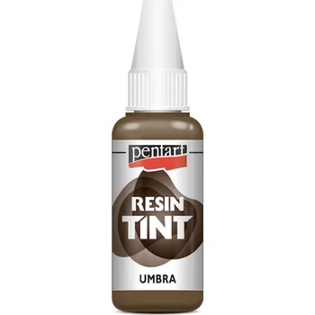 Výtvarná barva Pentart Barva do pryskyřice Resin Tint 20 ml Barvy Pentart: umbra