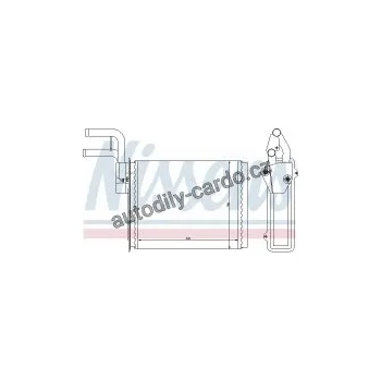 Chladič motoru Výměník tepla NISSENS 73987