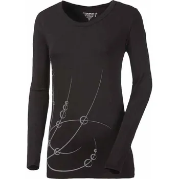 Dámské tričko PROGRESS SONJA bambus triko dámské, černá Barva: černá, Velikost: S