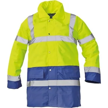 pracovní bunda Červa SEFTON Reflexní bunda žlutá/modrá - zimní XS 0301007389000