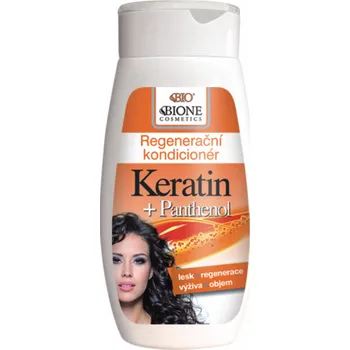 Bione Cosmetics Keratin & Panthenol regenerační kondicionér pro všechny typy vlasů 250 ml