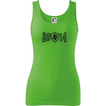 Dámské tričko Narozeninový motiv - znak - 2014 - Dámské tílko - XS ( Apple Green )