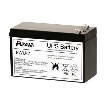 Záložní baterie FUKAWA olověná baterie FWU2 do UPS APC/ náhradní baterie za RBC2/ 12V/ 7,2Ah/ životnost 5 let