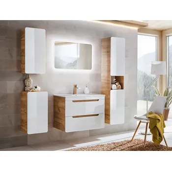 Koupelnový nábytek ArtCom Koupelnový komplet ARUBA White 80/2