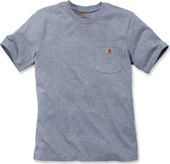 Pánské tričko Carhartt Workwear Pocket Short šedé XL