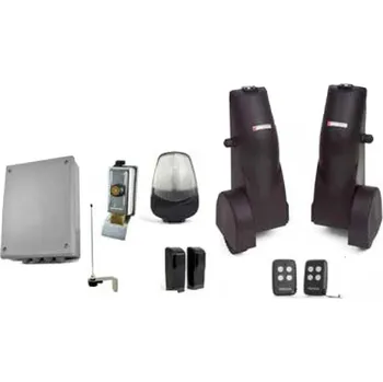 Pohon brány PROTECO KIT WHEELER 230V - pohony s hnacím kolem - výhodná sada pohonu a příslušenství pro dvoukřídlé brány do 6m