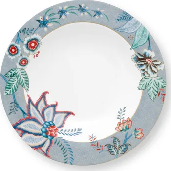 Sada nádobí PIP Studio Talíř hluboký Flower Festival světle modrá 21.5cm 51.001.288
