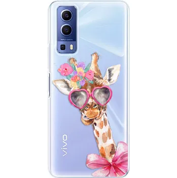 Pouzdro na mobilní telefon Odolné silikonové pouzdro iSaprio - Lady Giraffe - Vivo Y52 5G