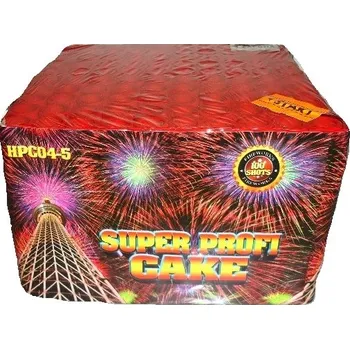 Zábavní pyrotechnika Super Profi Cake 100ran/20mm 1.min+