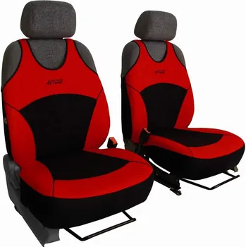 Potah sedadla AutoMega Active Sport Alcantara červené