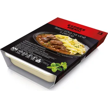 Hotové jídlo Expres Menu Telecí líčka na víně s penne 350 g