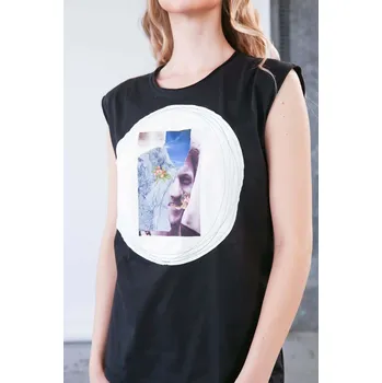 Pánské tričko nanoSPACE Černé tílko Cítím Nano - UNISEX Velikost: M