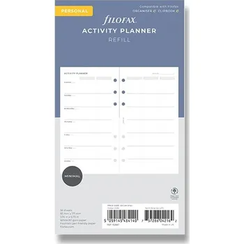 Náplň do diáře Filofax Sledování aktivity A6