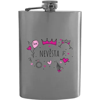 Placatka Placatka Nevěsta - růžové ikonky