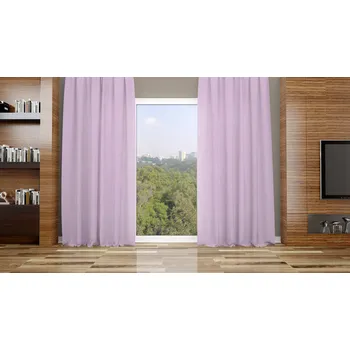 Orbytex Zatemňovací závěs hotový - žíhaný sv.fialový 18 Rozměry: Š/V 145x150 (1ks), Vršek závěsu: ŘASÍCÍ STUHA