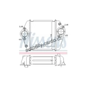 Chladič motoru Chladič turba NISSENS 96372