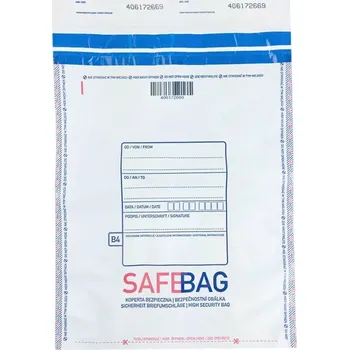Obálka Bezpečnostní obálka SAFEBAG B4, šíře 275 mm, délka 375 mm, klopa 35 mm