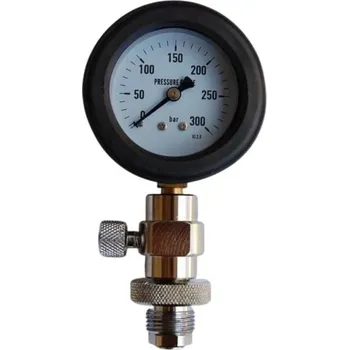 Manometr kontrolní 200 bar DIN, CZECH MADE