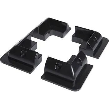 Držák MHPower plastové rohové pro uchycení solárních panelů - černé (4ks sada)