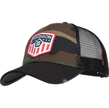 Kšiltovka Pentagon® Tactical Kšiltovka Era Trucker US Flag Pentagon®, Barva: US woodland