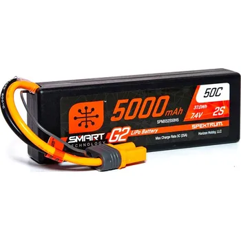 RC model letadla Spektrum Smart G2 LiPo 7.4V 5000mAh 50C HC IC5