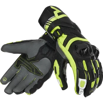 Moto rukavice REBELHORN ST-LONG-GLV black/neon L