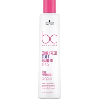 Šampon Schwarzkopf Professional BC Bonacure Color Freeze Silver stříbrný šampon pro blond a melírované vlasy 250 ml