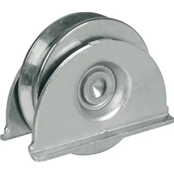 IBFM Kladka 388A - zátěžová 2 ložisková kladka o průměru 80-140 mm s držákem pro navaření a zapuštění kladky do jeklu brány Velikost: 80