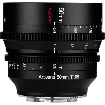 Objektiv 7ARTISANS 50 mm T1,05 Vision pro Sony E (APS-C)