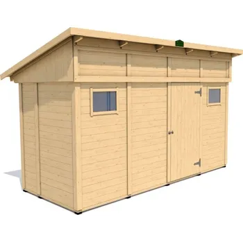 Zahradní domek Panelový domek na nářadí P4417A 19 mm 433X168 (Panelový domek na nářadí)