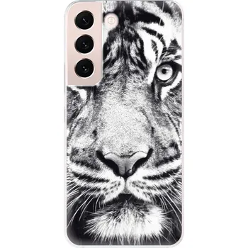Pouzdro na mobilní telefon Silikonové pouzdro iSaprio - Samsung Galaxy S22 5G - Tiger Face (Odolný silikonový kryt, obal, pouzdro iSaprio - Samsung Galaxy S22 5G - Tiger Face - skvělá ochrana a pružnost, stylový UV potisk, lehkost, tiskne se v České republice)
