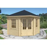 Zahradní srubový domek 28 mm Ingrid 300X300 (Zahradní srubový domek 28 mm)