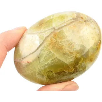 Přírodní kámen Leštěný zelený opál (137g)