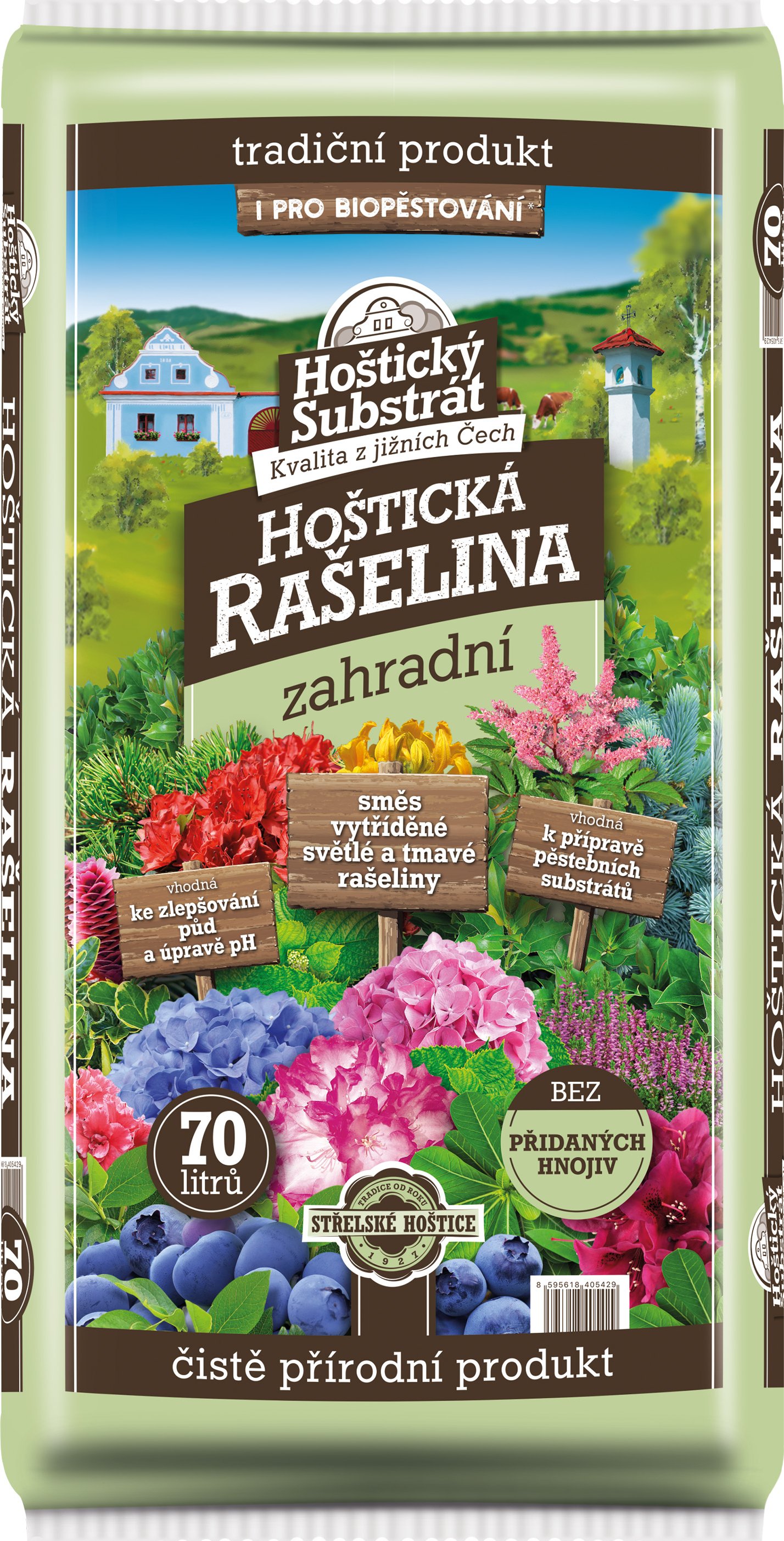 Forestina Hoštický substrát hoštická rašelina zahradní 70 l od 229 Kč ...