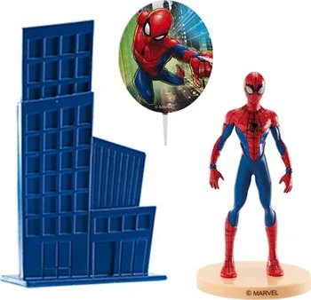 Party dekorace Dekora Spiderman sada ozdob na dort 3 ks