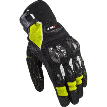 Moto rukavice LS2 SPARK 2 AIR MAN GLOVES BLACK H-V YELLOW 3XL