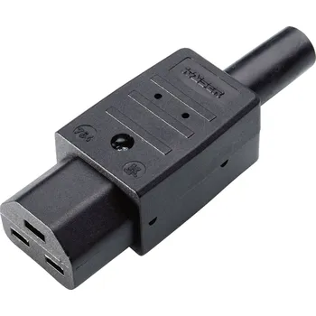 Elektrická zásuvka Martin Kaiser 764/sw/C IEC zástrčka C15/C16 764 zásuvka, rovná Počet kontaktů: 2 plus PE 16 A černá 1 ks