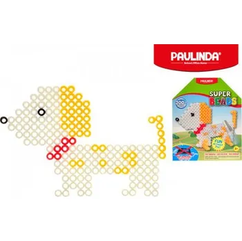 Modelovací hmota Paulinda Super Beads 5x6mm 200ks pejsek s doplňky v krabičce