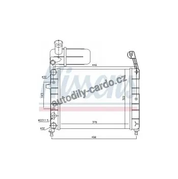 Chladič motoru Chladič motoru NISSENS 61845
