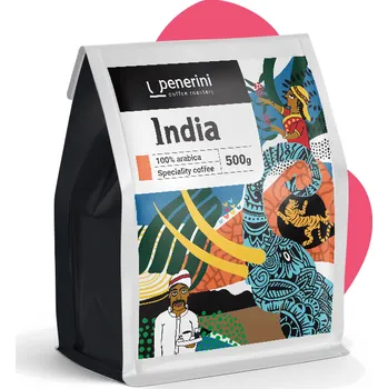 Káva India Bababudan 100% arabika zrnková káva Hmotnost: 500 g