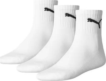 Pánské ponožky PUMA Short Crew 231011001 3pack bílé 35-38