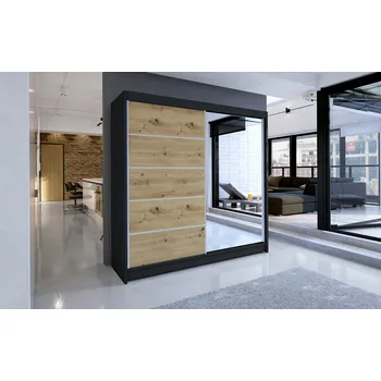 Postel FALCO Skříň Taisa III 180 černá/artisan