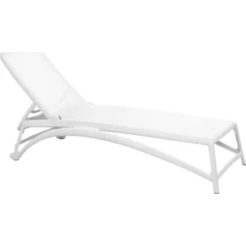 Zahradní lehátko Nardi Bílé zahradní lehátko Atlantico