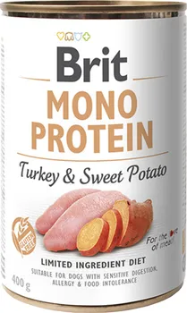 Krmivo pro psa Brit Mono Protein Turkey/Sweet Potato 400 g