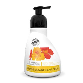 Koupelová pěna Topvet Hedvábná sprchová pěna lichořeřišnice s konopným olejem 300 ml