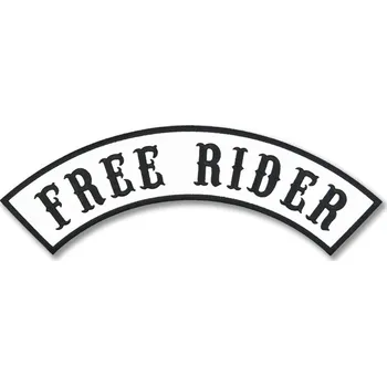 Nášivka Moto nášivka Free Rider Rocker white XXL na záda